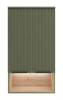 Шкаф Brevita Enfida 60 над стиральной машиной, зеленый