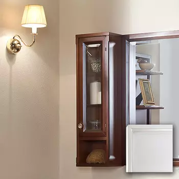 Шкаф Caprigo Джардин 240 BIANCO Alluminio R