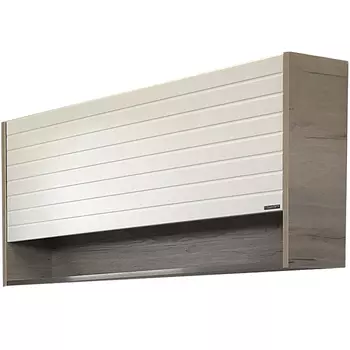 Шкаф Comforty Клеон-120 белый/дуб дымчатый