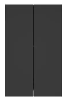 Шкаф Misty Поло 50 подвесной, дуб галифакс белый/антрацит