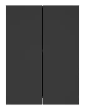 Шкаф Misty Поло 60 подвесной, дуб галифакс белый/антрацит