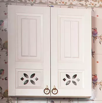 Шкаф навесной Бриклаер Кантри 65 бежевый дуб прованс