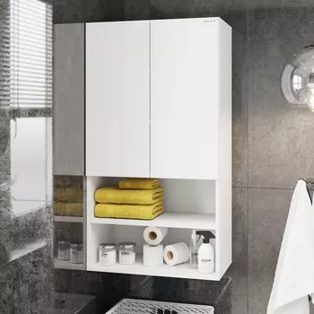 Шкаф Onika Маркус Нова 60 подвесной, белый (разборный)