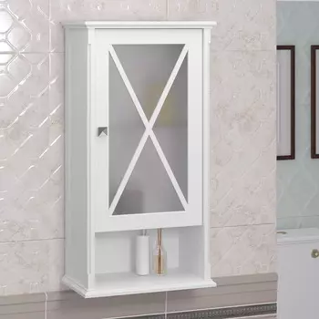 Шкаф Opadiris Палермо 46 подвесной белый матовый, правый