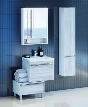 Шкаф-пенал Акватон Капри R бетон пайн