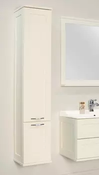 Шкаф-пенал Aquaton Леон дуб белый