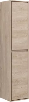 Шкаф-пенал Aquanet Милан 35 см, дуб светлый