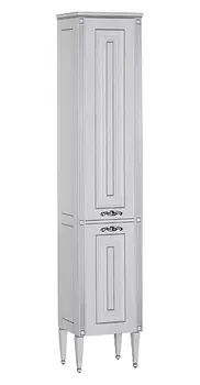 Шкаф-пенал Aquanet Паола 40 белый/серебро