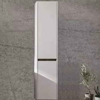 Шкаф-пенал Aquaton Нортон R, белый глянец