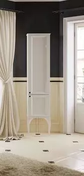 Шкаф-пенал Aqwella 5 stars LaDonna белый