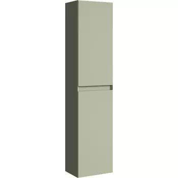 Шкаф-пенал Aqwella Geometria 35 подвесной, шалфей зеленый