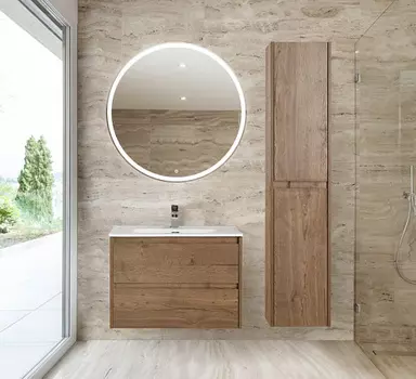 Шкаф-пенал BelBagno Kraft 1600-2A-SC-RT-R Rovere Tabacco