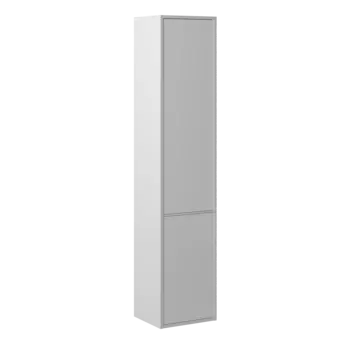 Шкаф-пенал Briz Монца 35 см, белый глянцевый 237 04-06к35-00 02 БЕЛ