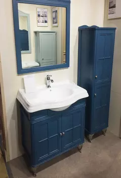 Шкаф-пенал Caprigo Borgo R blue