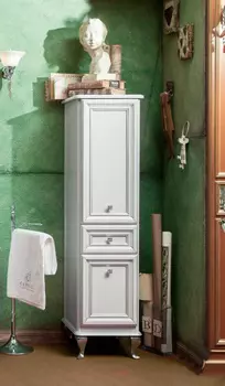 Шкаф-пенал Caprigo Фреско R ручка хром кристалл