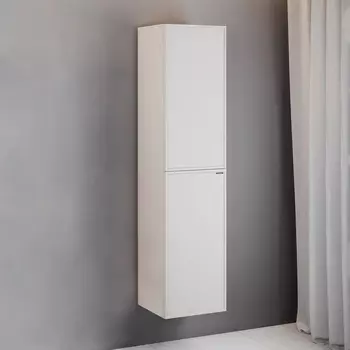 Шкаф-пенал Comforty Мадрид 40 подвесной, серый шелк