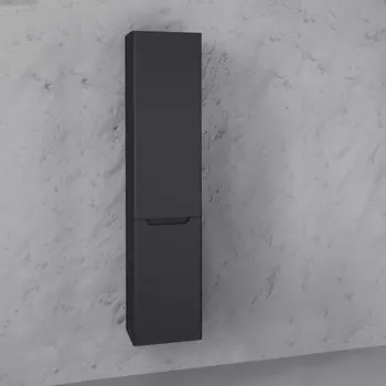 Шкаф-пенал Laparet Sinergia подвесной антрацит