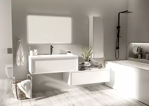 Шкаф-пенал Marka One Milacco У83982 30П 1д. Pure White R