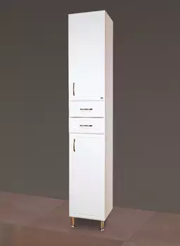 Шкаф-пенал Misty 35 с бельевой корзиной, правый