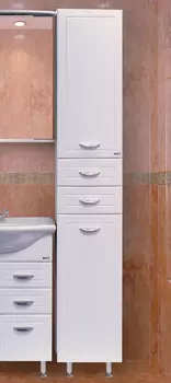 Шкаф-пенал Misty Дрея 35 R бельевой корзиной