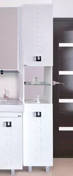 Шкаф-пенал Misty Эллада 35 белый R