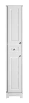 Шкаф-пенал Misty Ларго 37 L напольный, белый матовый