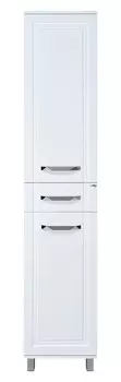 Шкаф-пенал Misty Терра 40 правый напольный белый с 1 ящиком