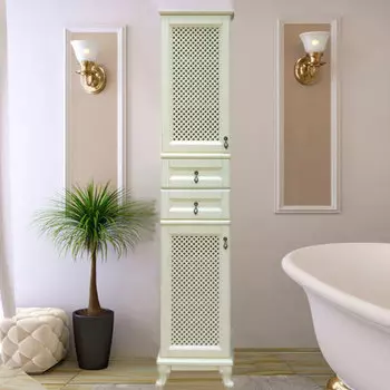 Шкаф-пенал Misty Вивьен L, слоновая кость