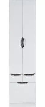 Шкаф-пенал Misty Орхидея 50 белая эмаль