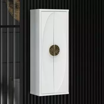 Шкаф-пенал Opadiris Ибица подвесной, фурнитура золото