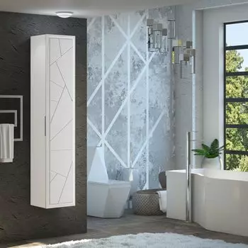 Шкаф-пенал Opadiris Луиджи 35 белый матовый