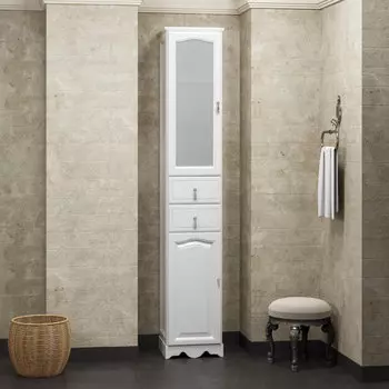 Шкаф-пенал Opadiris Риспекто 30 белый матовый, левый