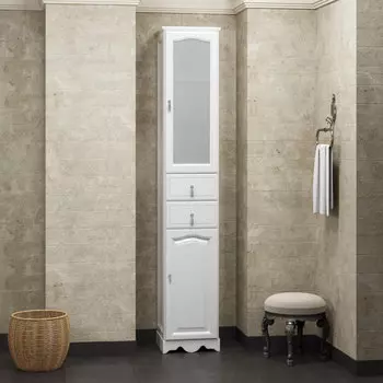 Шкаф-пенал Opadiris Риспекто 30 белый матовый, правый