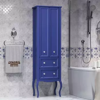 Шкаф-пенал Opadiris Валери 56 сапфир