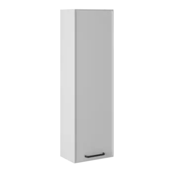 Шкаф-пенал Prato Кватро 35 см, белый матовый 246 04-06035-00 02 БЕЛ