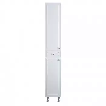 Шкаф-пенал RedBlu by Damixa Palace One 30 напольный, с Б/К, белый глянец