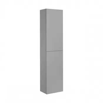 Шкаф-пенал Roca Domi 35 подвесной, серый матовый