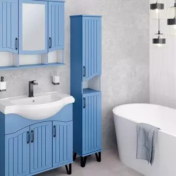 Шкаф-пенал Runo Марсель 30 синий R