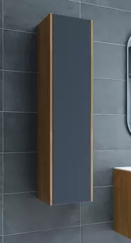 Шкаф-пенал Sanflor Диана подвесной, дуб канзас графит