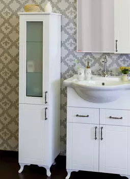 Шкаф-пенал Sanflor Глория L белый