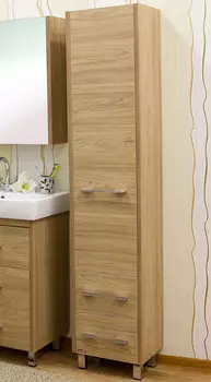 Шкаф-пенал Sanflor Ларго вяз швейцарский, напольный R