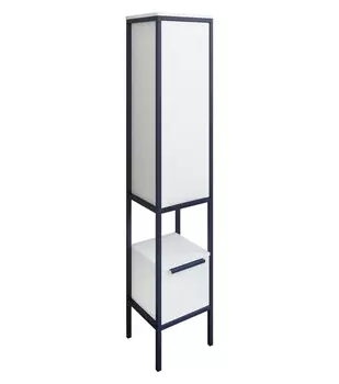 Шкаф-пенал Sanflor Лорд напольный, белый