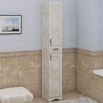 Шкаф-пенал СанТа Классик 30 R белое золото