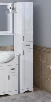 Шкаф-пенал СанТа Классик 30 R белый глянцевый