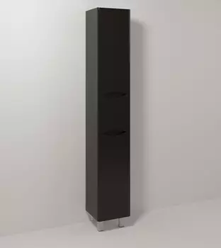 Шкаф-пенал Vod-Ok Adel 30 напольный черный левый