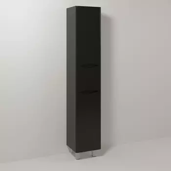 Шкаф-пенал Vod-Ok Adel 35 напольный черный правый