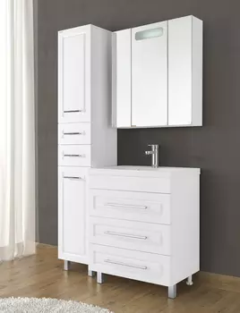 Шкаф-пенал Vod-Ok Арабеска 35 L, белый