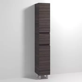 Шкаф-пенал Vod-Ok Best 30 напольный R с бельевой корзиной палисандр