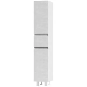 Шкаф-пенал Vod-Ok Best 35 напольный R белый камень