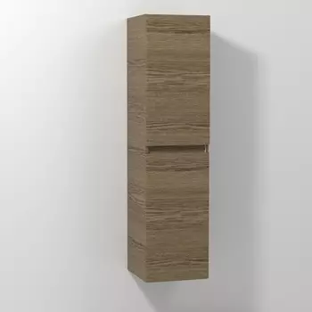 Шкаф-пенал Vod-Ok Best 35 подвесной L с бельевой корзиной крымский дуб